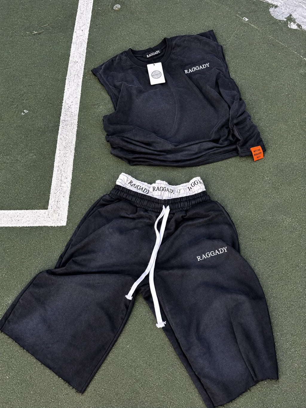 Raggady 3/4 jorts set