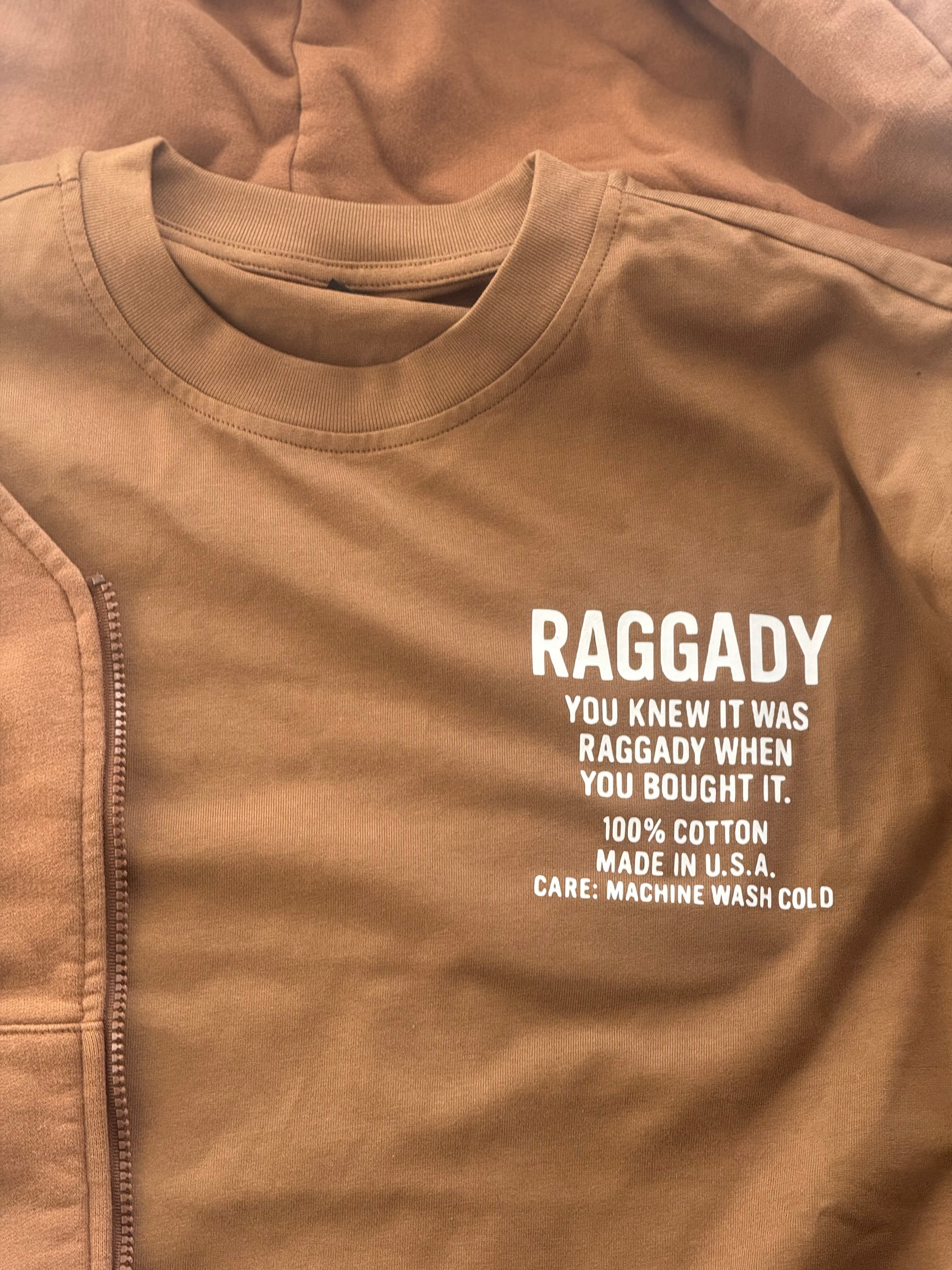 RAGGADY Slouch hoodie + free tee