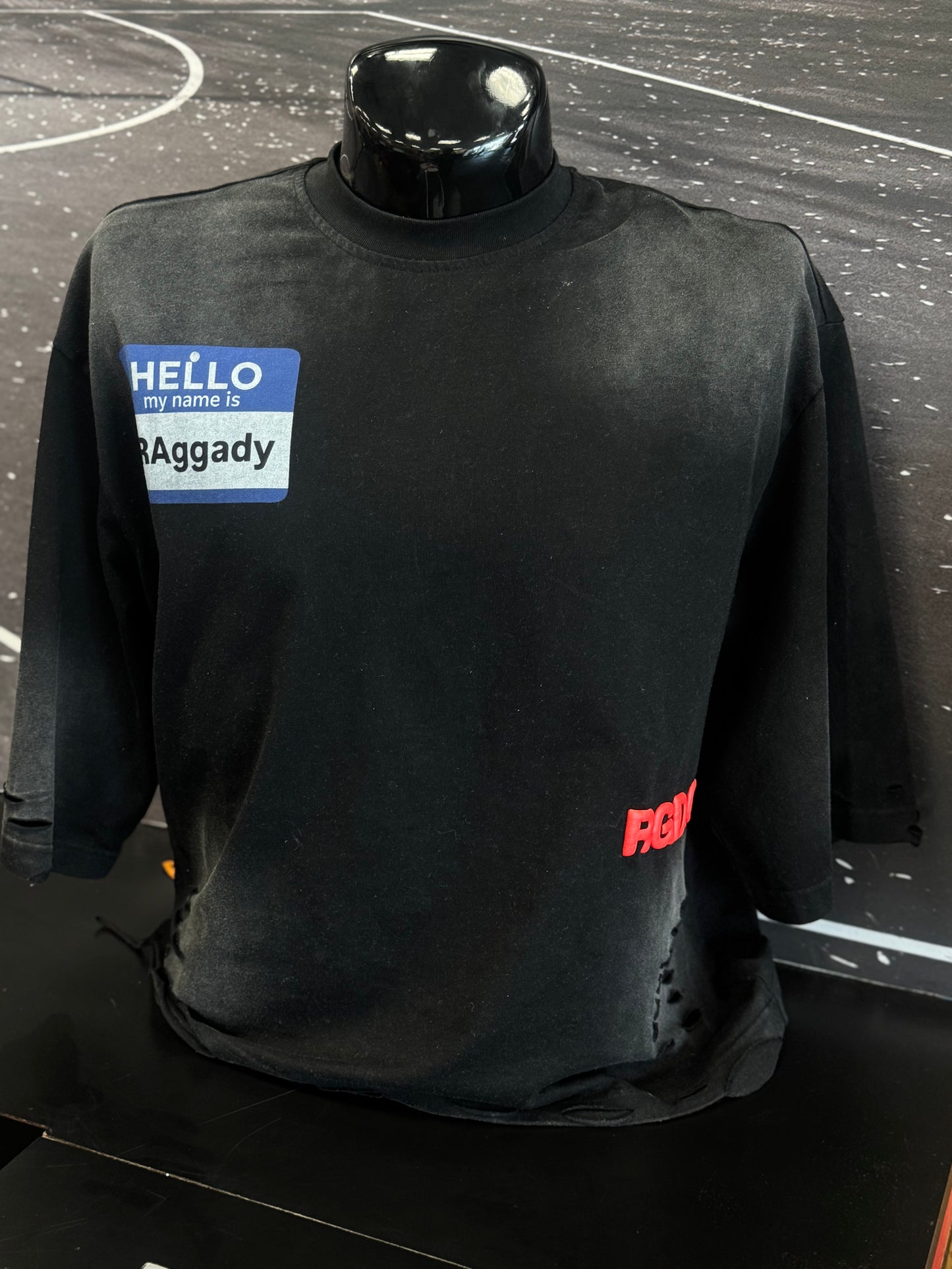 RAGGADY heavy weight oversized tee