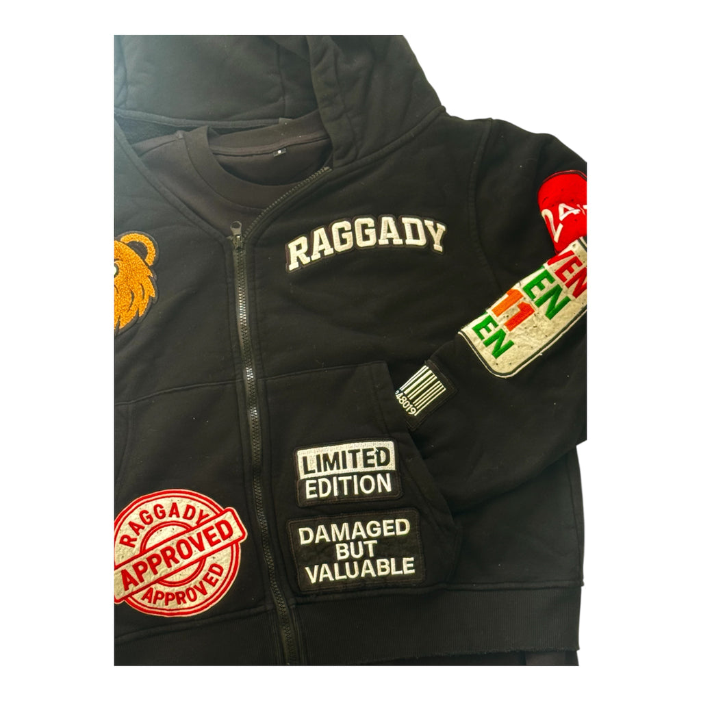 RAGGADY Slouch hoodie + free tee