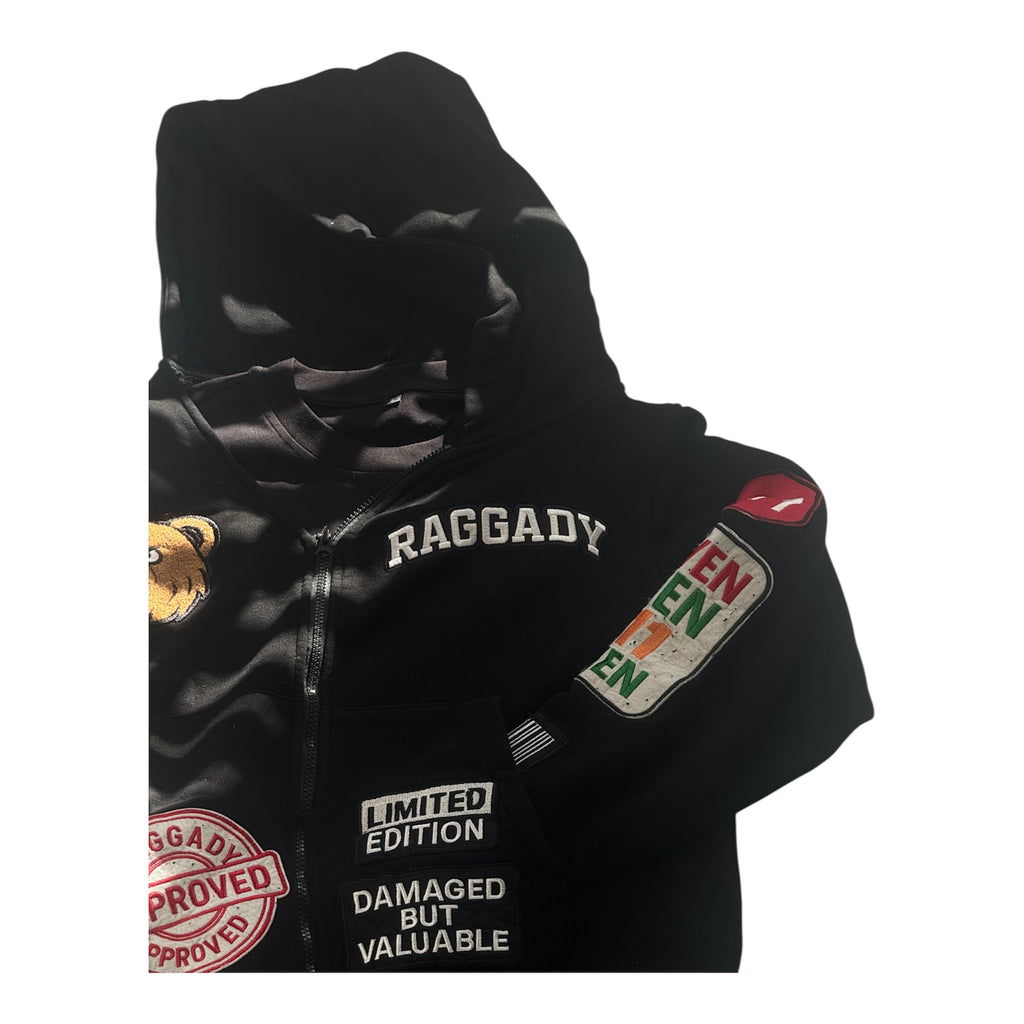 RAGGADY Slouch hoodie + free tee