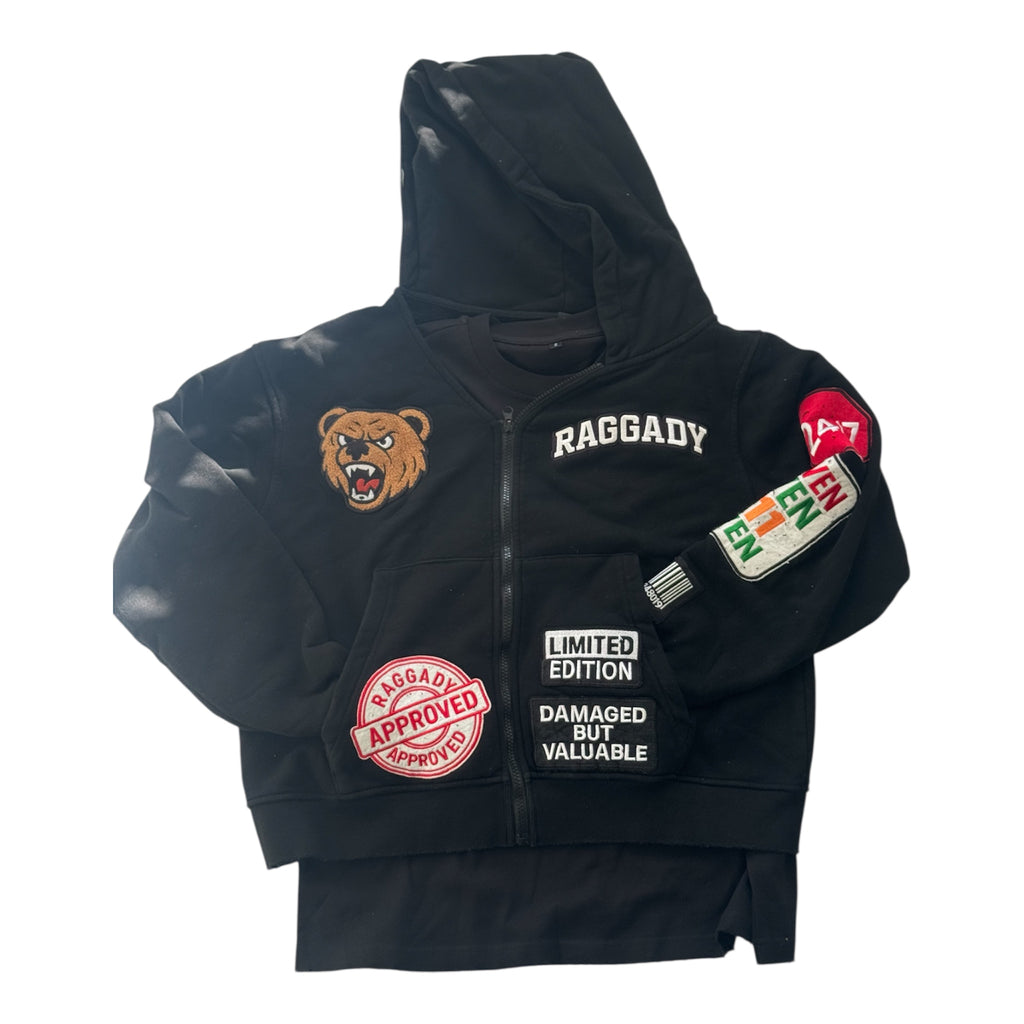 RAGGADY Slouch hoodie + free tee